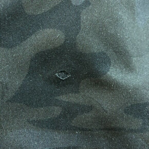 Lululemon Inspire Crop Leggings Savasana Camo 20cm Black Women's Size 6 Flawed - Picture 3 of 8